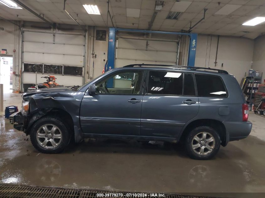 2004 Toyota Highlander V6 VIN: JTEEP21AX40019967 Lot: 39779270