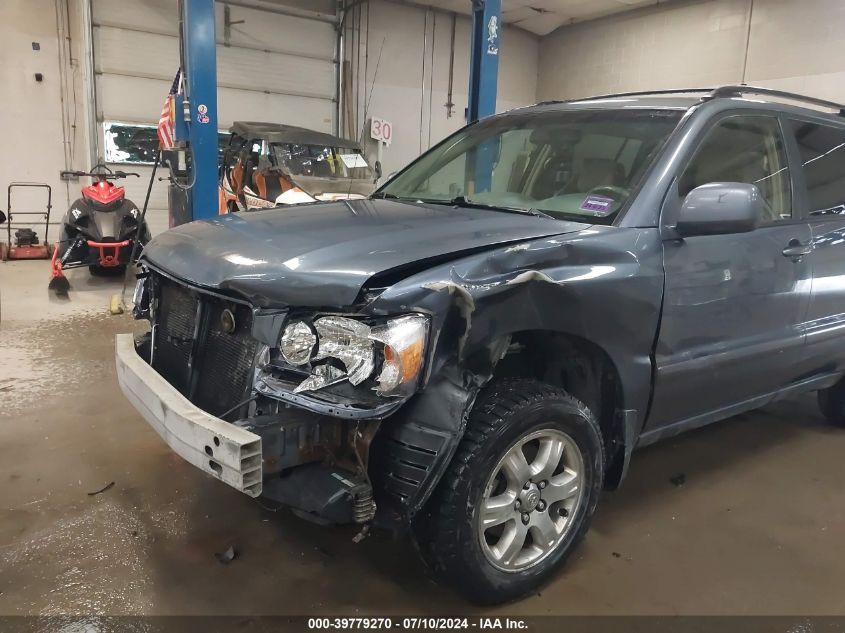 2004 Toyota Highlander V6 VIN: JTEEP21AX40019967 Lot: 39779270