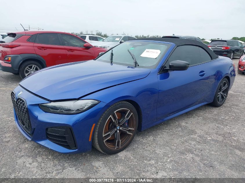 2022 BMW M440I VIN: WBA53AT08NCK10069 Lot: 39779276