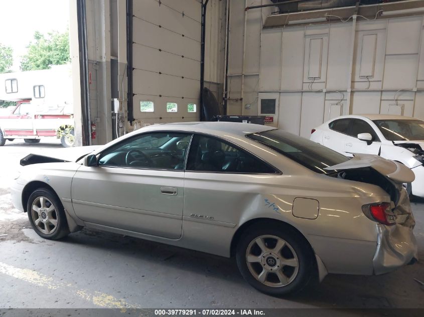 1999 Toyota Camry Solara Sle VIN: 2T1CF22P9XC148553 Lot: 39779291