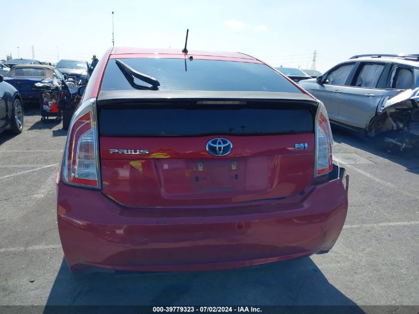 2012 Toyota Prius Two VIN: JTDKN3DU7C5473443 Lot: 39779323