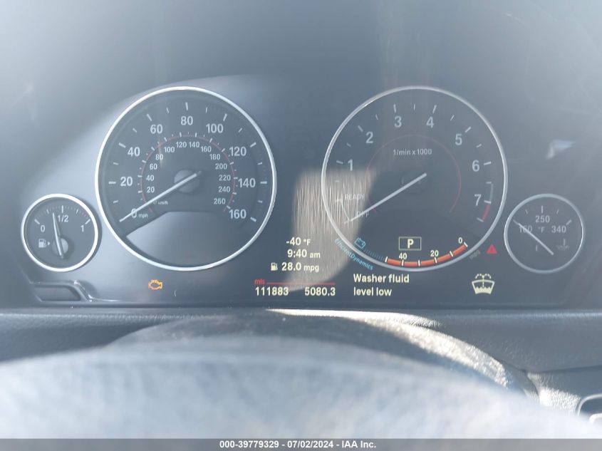 2012 BMW 328 I VIN: WBA3A5C5XCF347140 Lot: 39779329