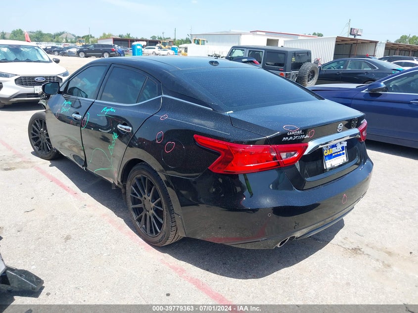 Vin: 1n4aa6ap8gc406638, lot: 40266072, nissan maxima 3.5 platinum 20163