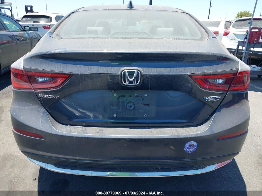 2019 Honda Insight Touring VIN: 19XZE4F94KE004553 Lot: 39779369