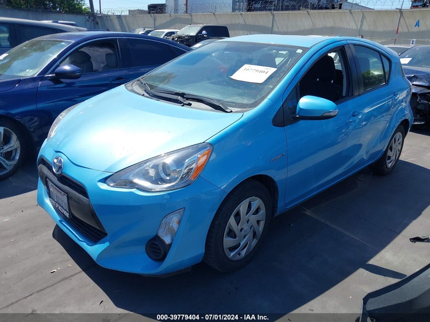 2015 Toyota Prius C Two VIN: JTDKDTB38F1089292 Lot: 39779404