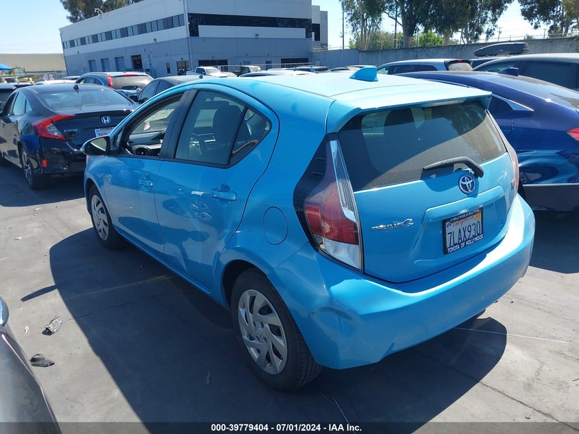 2015 Toyota Prius C Two VIN: JTDKDTB38F1089292 Lot: 39779404