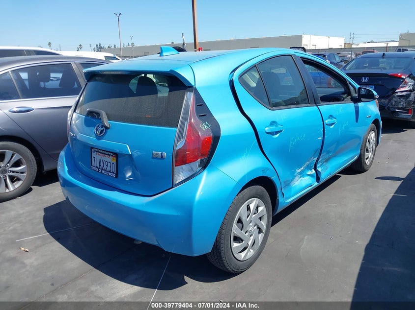 2015 Toyota Prius C Two VIN: JTDKDTB38F1089292 Lot: 39779404