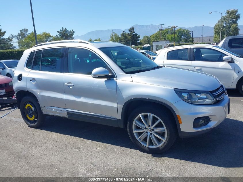 2016 Volkswagen Tiguan Se VIN: WVGAV7AX3GW576484 Lot: 39779438