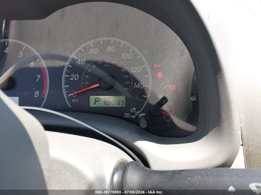 2009 Toyota Corolla VIN: JTDBL40E99J023562 Lot: 39779593