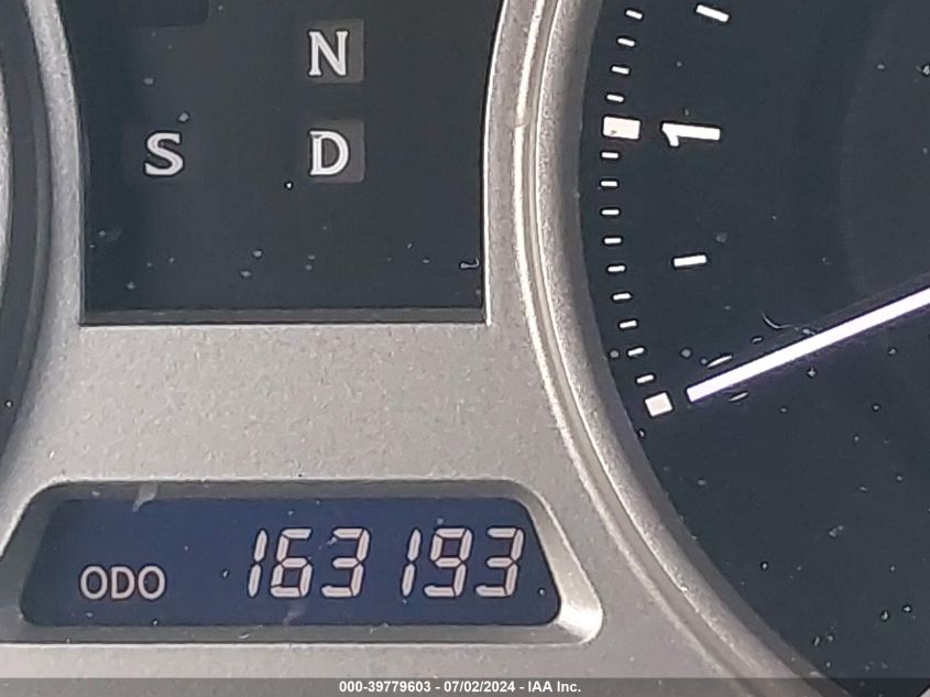 2007 Lexus Is 250 VIN: JTHBK262075031994 Lot: 39779603