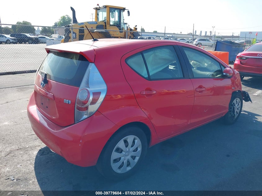 2014 Toyota Prius C One VIN: JTDKDTB36E1066169 Lot: 39779604