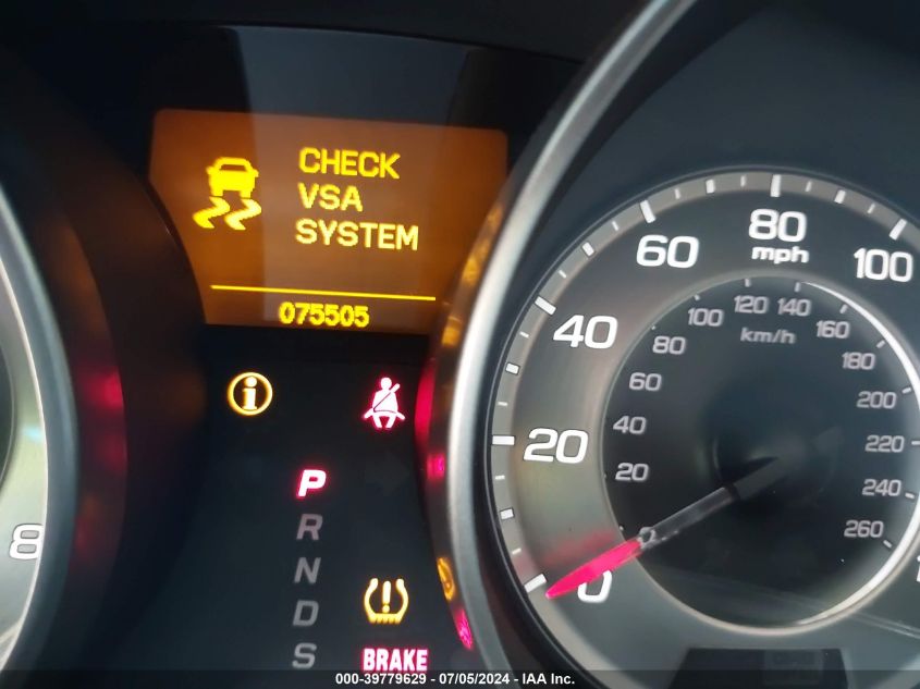 2012 Acura Mdx VIN: 2HNYD2H22CH532885 Lot: 39779629