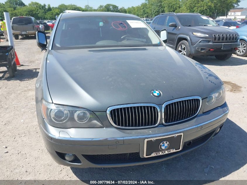 2007 BMW 750 VIN: WBAHN83577DT69450 Lot: 39779634