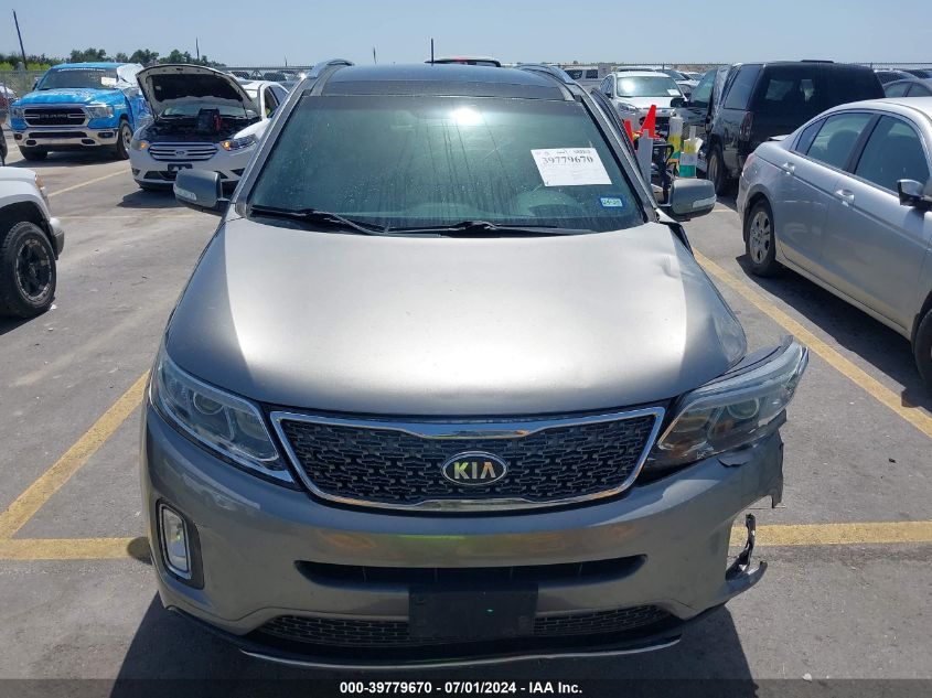 2015 Kia Sorento Limited V6 VIN: 5XYKW4A74FG579121 Lot: 39779670