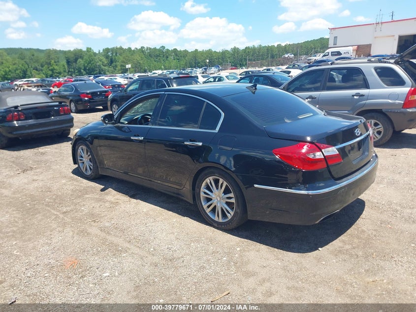 2013 Hyundai Genesis 3.8 VIN: KMHGC4DD1DU241358 Lot: 39779671