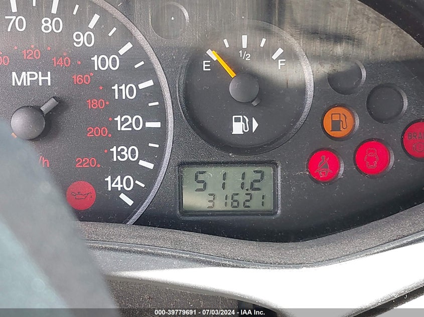 2001 Ford Focus Lx VIN: 1FAFP33P21W380267 Lot: 39779691