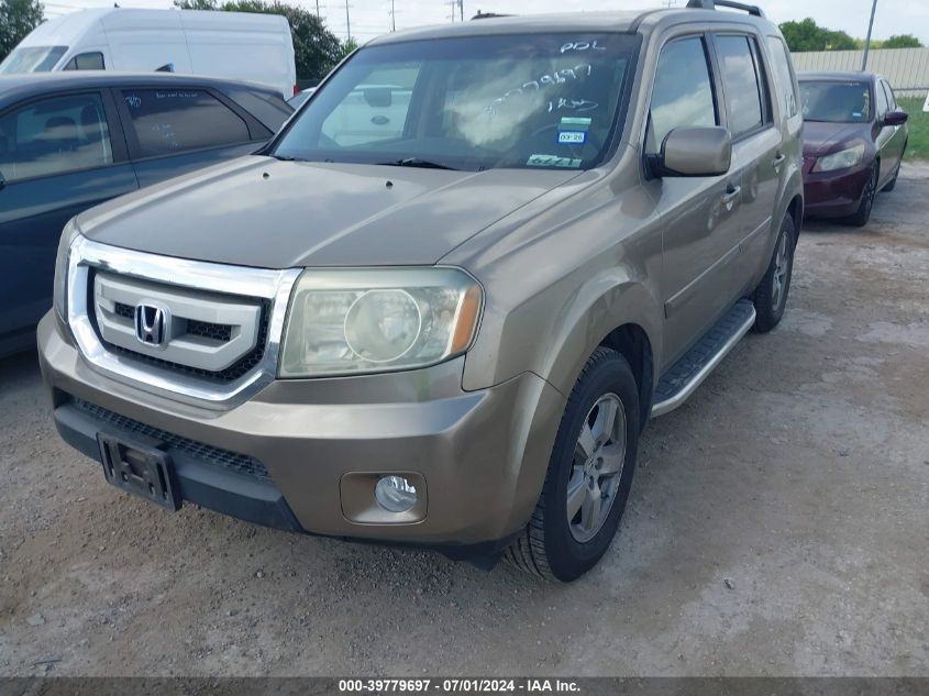 2010 Honda Pilot Ex VIN: 5FNYF4H44AB018696 Lot: 39779697