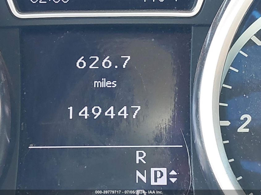 2012 Mercedes-Benz Ml 350 Bluetec VIN: 4JGDA2EB7CA020096 Lot: 39779717