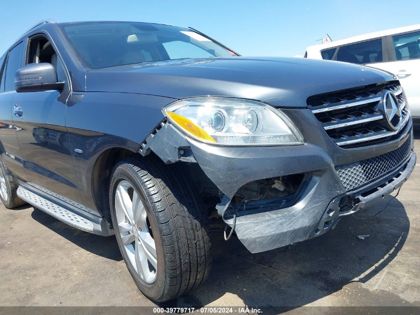 2012 Mercedes-Benz Ml 350 Bluetec VIN: 4JGDA2EB7CA020096 Lot: 39779717