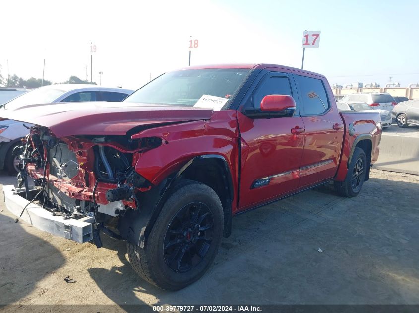 2023 Toyota Tundra Hybrid Platinum VIN: 5TFNC5DB1PX01569 Lot: 39779727