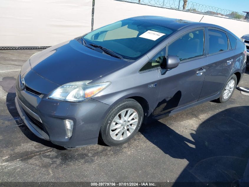 2014 Toyota Prius Plug-In VIN: JTDKN3DP8E3061024 Lot: 39779756