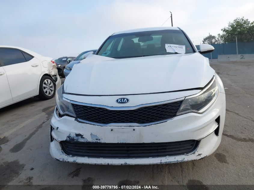 2016 Kia Optima Lx VIN: 5XXGT4L34GG084299 Lot: 39779795