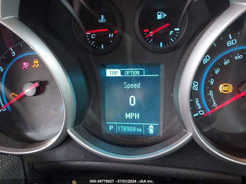 2014 Chevrolet Cruze 1Lt Auto VIN: 1G1PC5SB0E7370406 Lot: 39779827