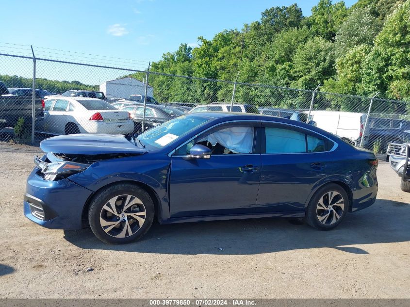 2021 Subaru Legacy Premium VIN: 4S3BWAD65M3016016 Lot: 39779850