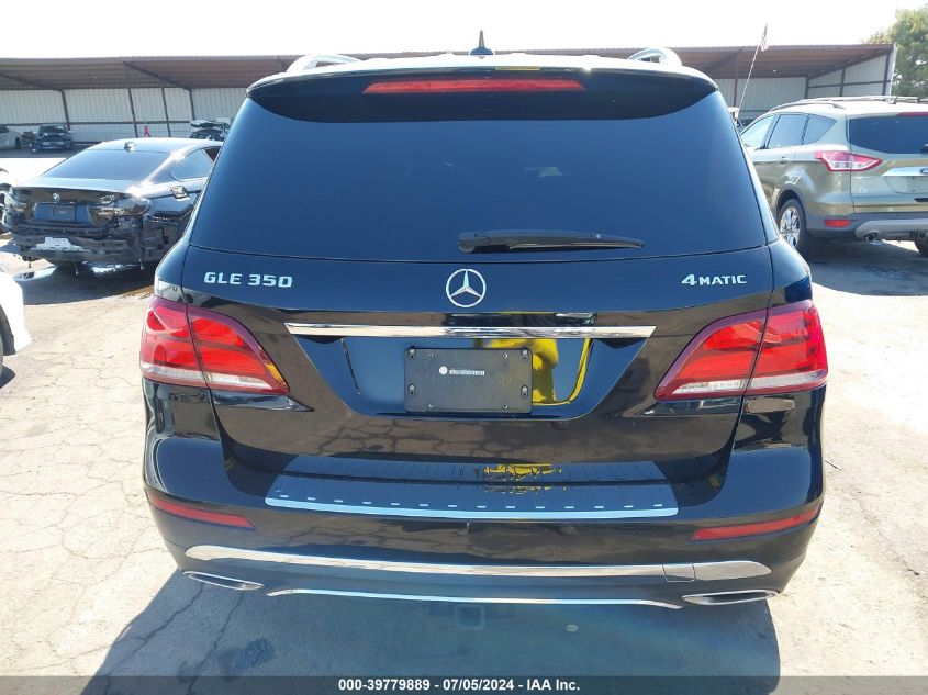 2016 Mercedes-Benz Gle 350 4Matic VIN: 4JGDA5HBXGA641013 Lot: 39779889