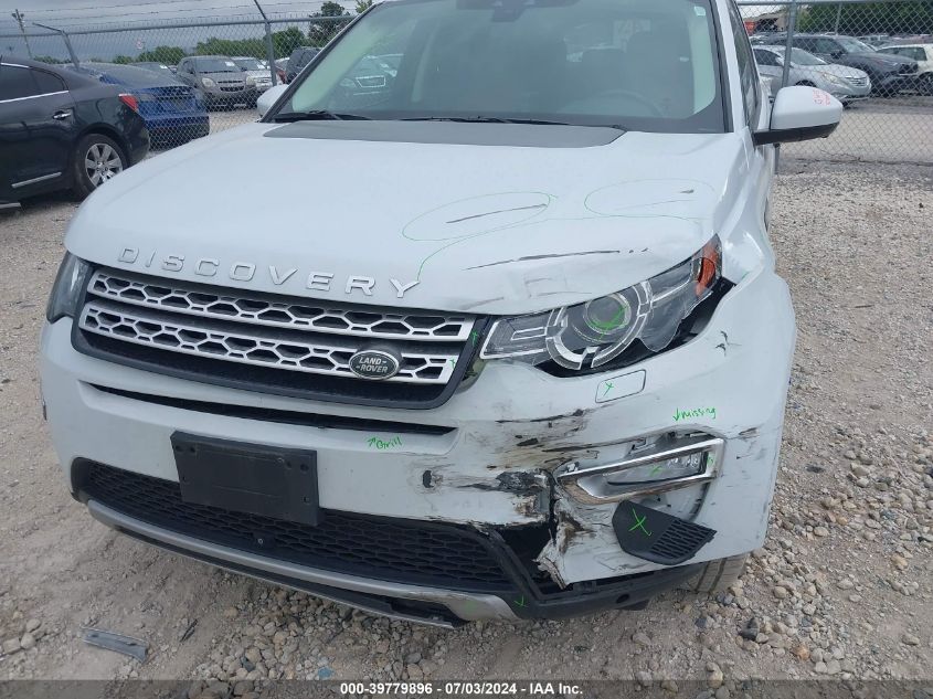 2016 Land Rover Discovery Sport Hse Luxury VIN: SALCT2BG3GH626799 Lot: 39779896