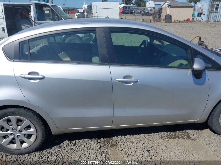 2016 Kia Rio Lx VIN: KNADM4A34G6611739 Lot: 39779914