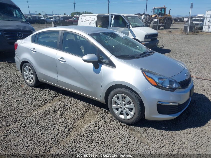 2016 Kia Rio Lx VIN: KNADM4A34G6611739 Lot: 39779914