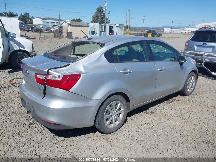 2016 Kia Rio Lx VIN: KNADM4A34G6611739 Lot: 39779914