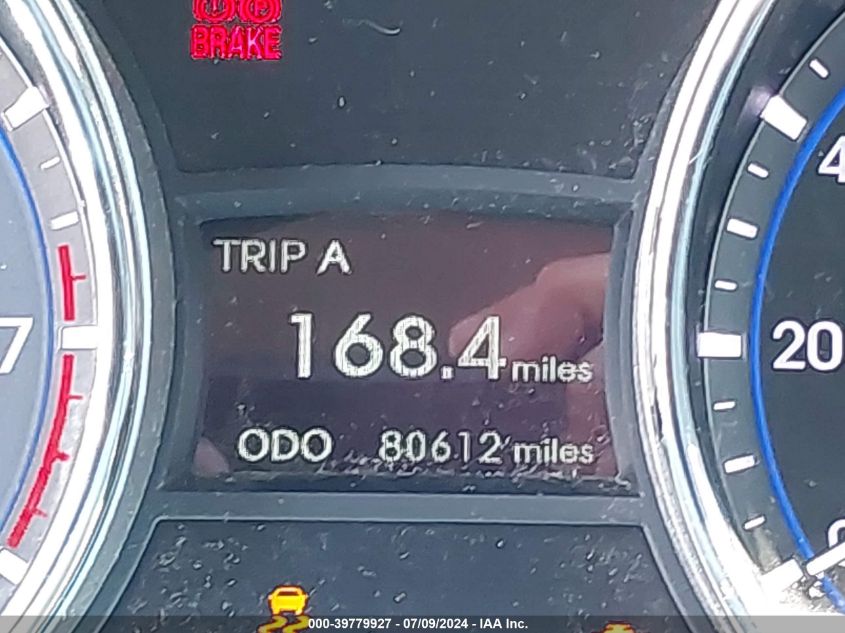 2013 Hyundai Sonata Gls VIN: 5NPEB4AC4DH772249 Lot: 39779927