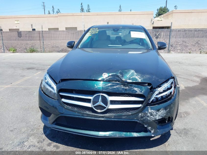 2019 Mercedes-Benz C 300 VIN: 55SWF8DB8KU294348 Lot: 39780019