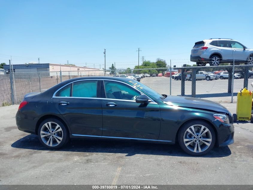 2019 Mercedes-Benz C 300 VIN: 55SWF8DB8KU294348 Lot: 39780019