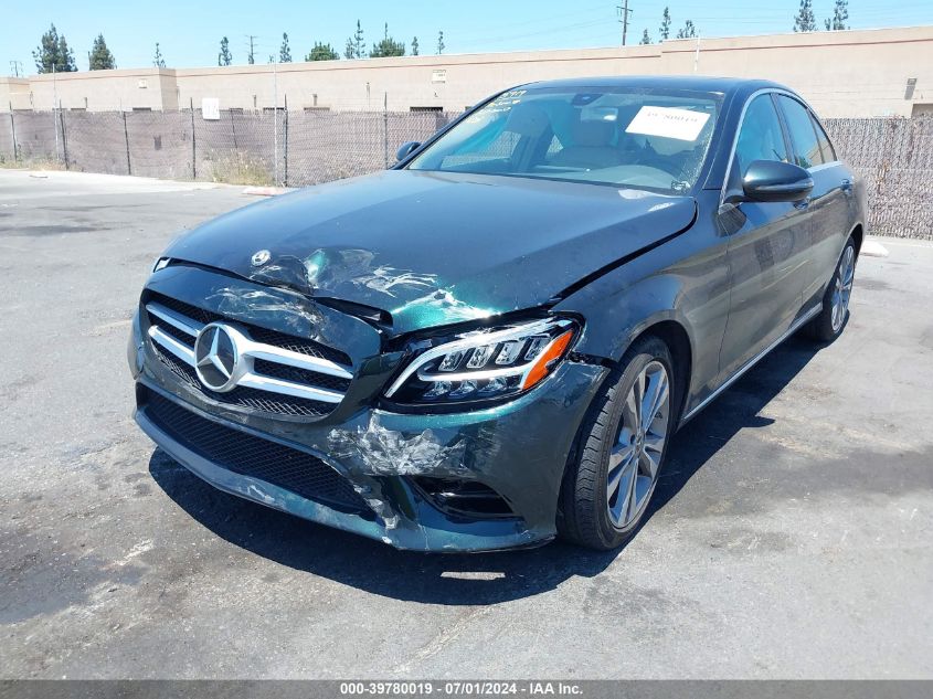 2019 Mercedes-Benz C 300 VIN: 55SWF8DB8KU294348 Lot: 39780019