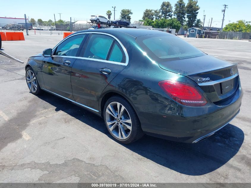 2019 Mercedes-Benz C 300 VIN: 55SWF8DB8KU294348 Lot: 39780019