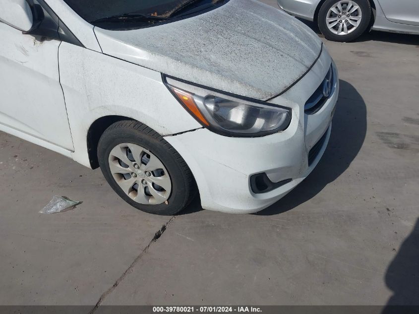 2016 Hyundai Accent Se VIN: KMHCT5AE5GU285997 Lot: 39780021