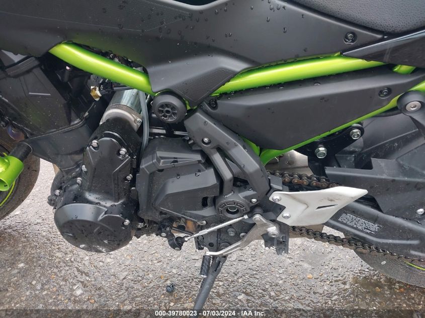 2022 Kawasaki Er650 L VIN: ML5EREL16NDA73626 Lot: 39780023