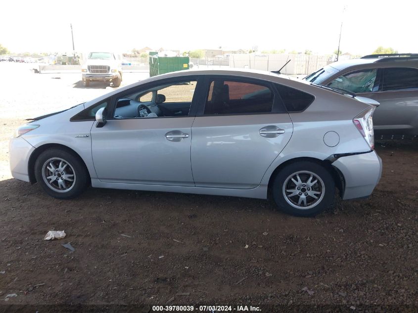 2011 Toyota Prius Three VIN: JTDKN3DU0B0253248 Lot: 39780039