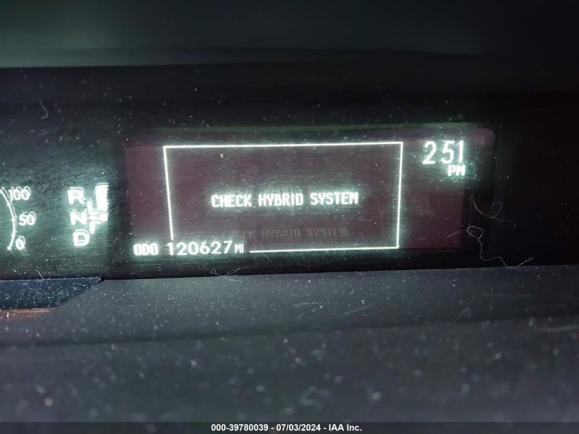 2011 Toyota Prius Three VIN: JTDKN3DU0B0253248 Lot: 39780039