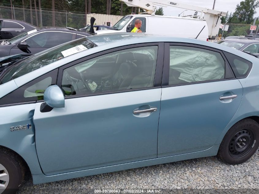 2014 Toyota Prius Plug-In Advanced VIN: JTDKN3DP0E3063401 Lot: 39780043