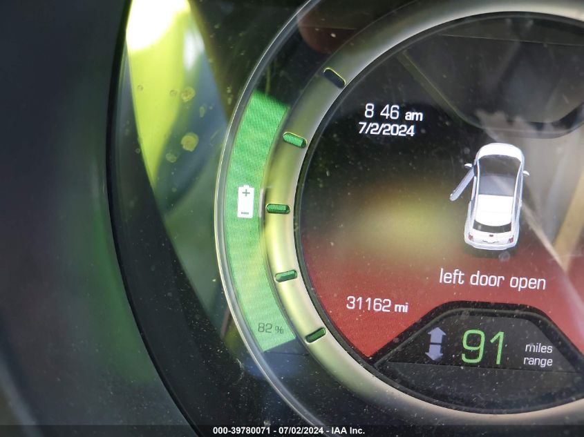 2016 Fiat 500 Electric VIN: 3C3CFFGE0GT165256 Lot: 39780071