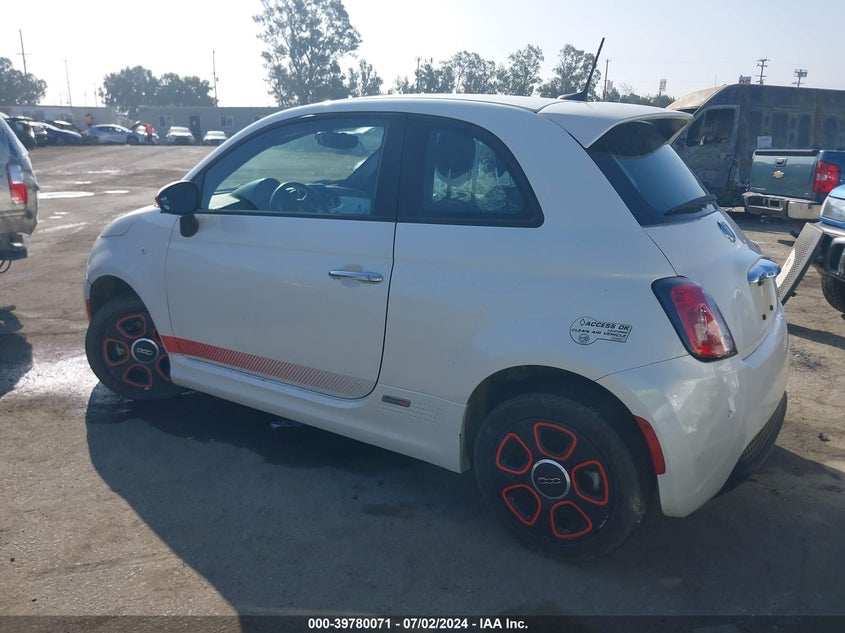 2016 Fiat 500 Electric VIN: 3C3CFFGE0GT165256 Lot: 39780071