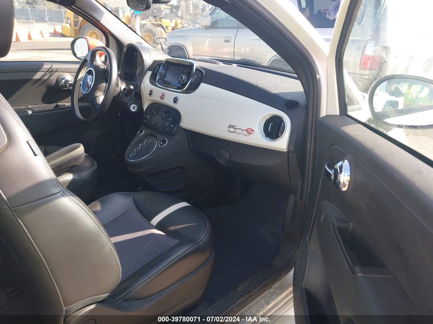 2016 Fiat 500 Electric VIN: 3C3CFFGE0GT165256 Lot: 39780071