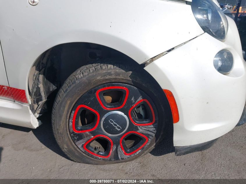 2016 Fiat 500 Electric VIN: 3C3CFFGE0GT165256 Lot: 39780071