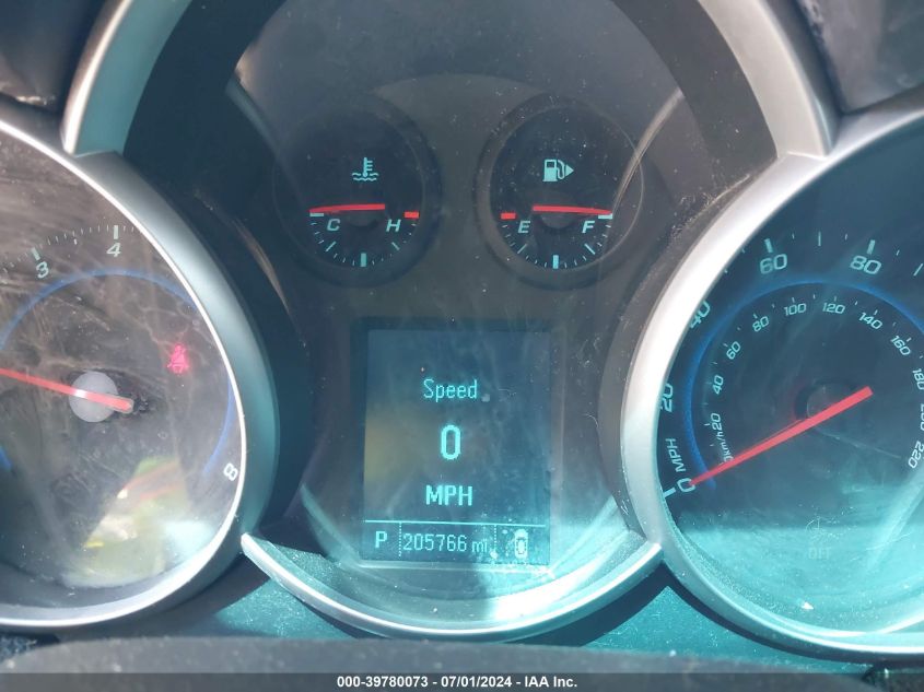 2012 Chevrolet Cruze Eco VIN: 1G1PJ5SC9C7104846 Lot: 39780073