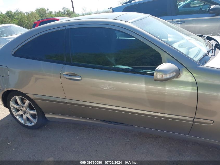 2003 Mercedes-Benz C-Class 230K Sport Coupe VIN: WDBRN40J93A406638 Lot: 39780080