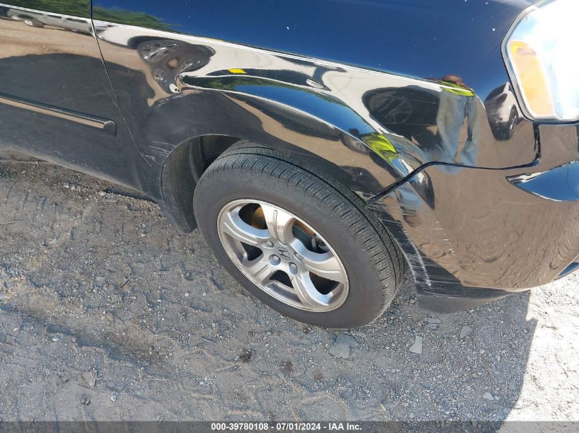 2013 Honda Pilot Ex VIN: 5FNYF4H44DB043957 Lot: 39780108